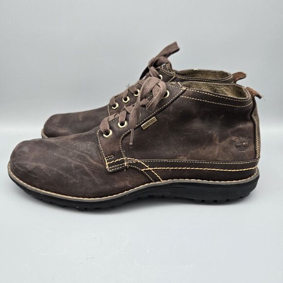 Timberland Gore-Tex Kings Bay Mens Size 11.5M Brown Chukka Boots - Picture 1 of 11